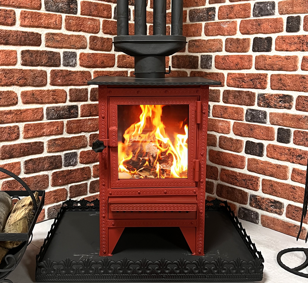 Akdeniz Serisi Turuncu Zigana Şömine