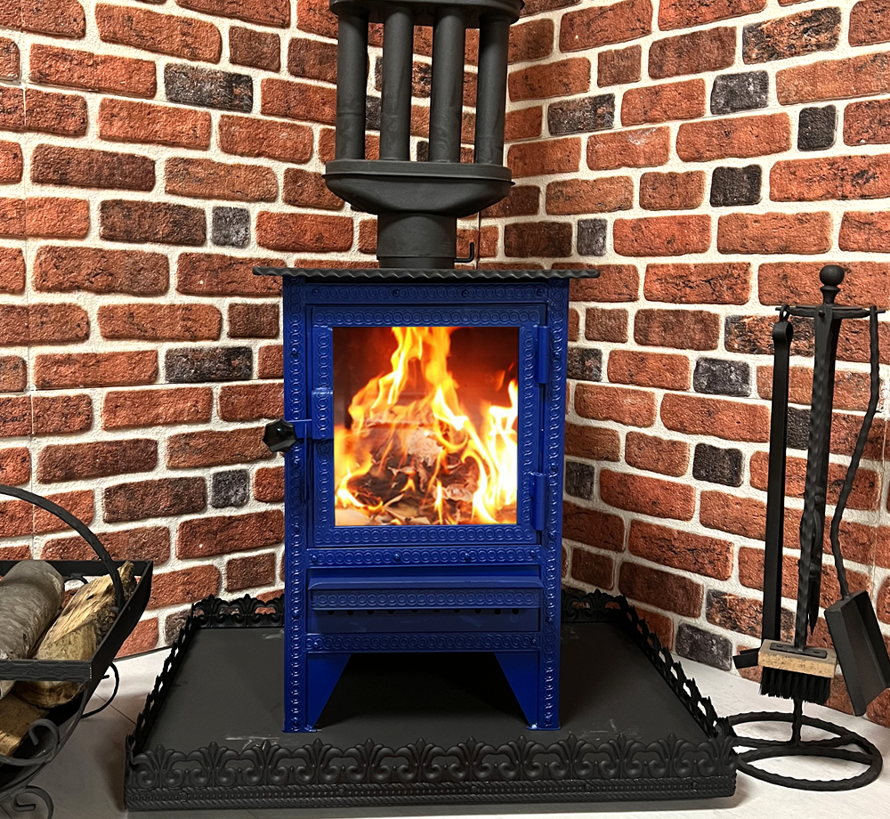 Ege Serisi Mavi Zigana Şömine