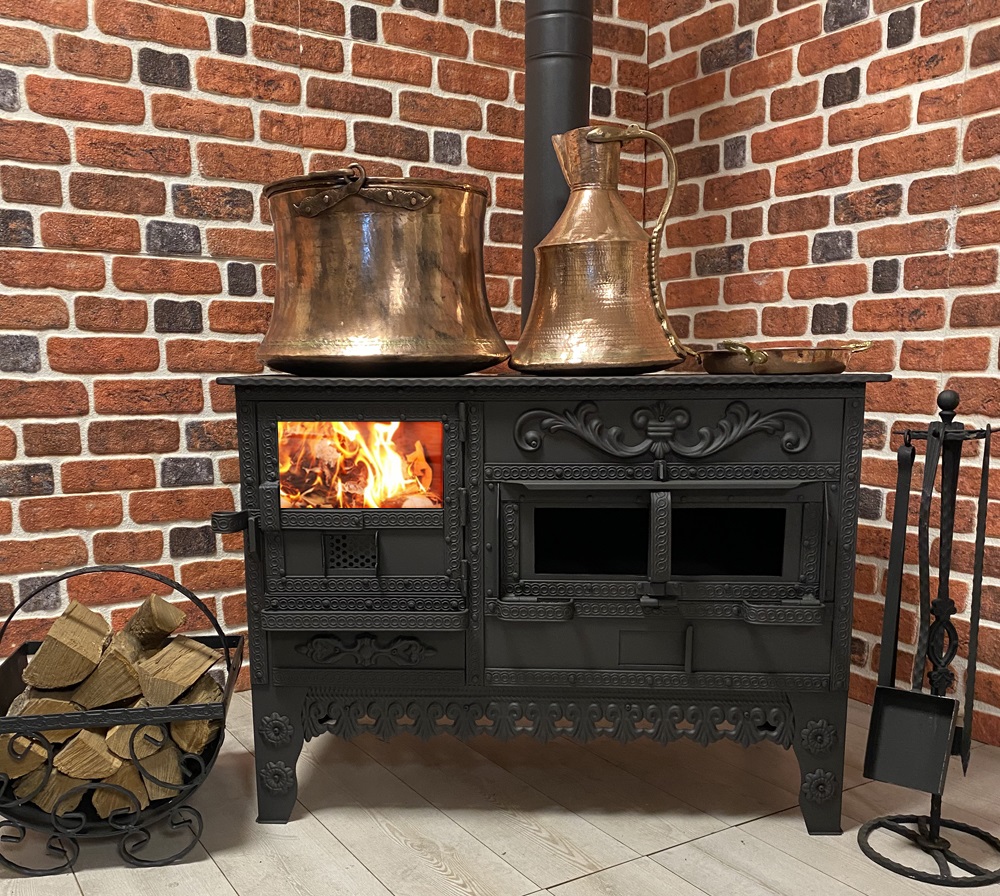 Özel Seri Yandan Fırınlı Kömür Kuzinesi