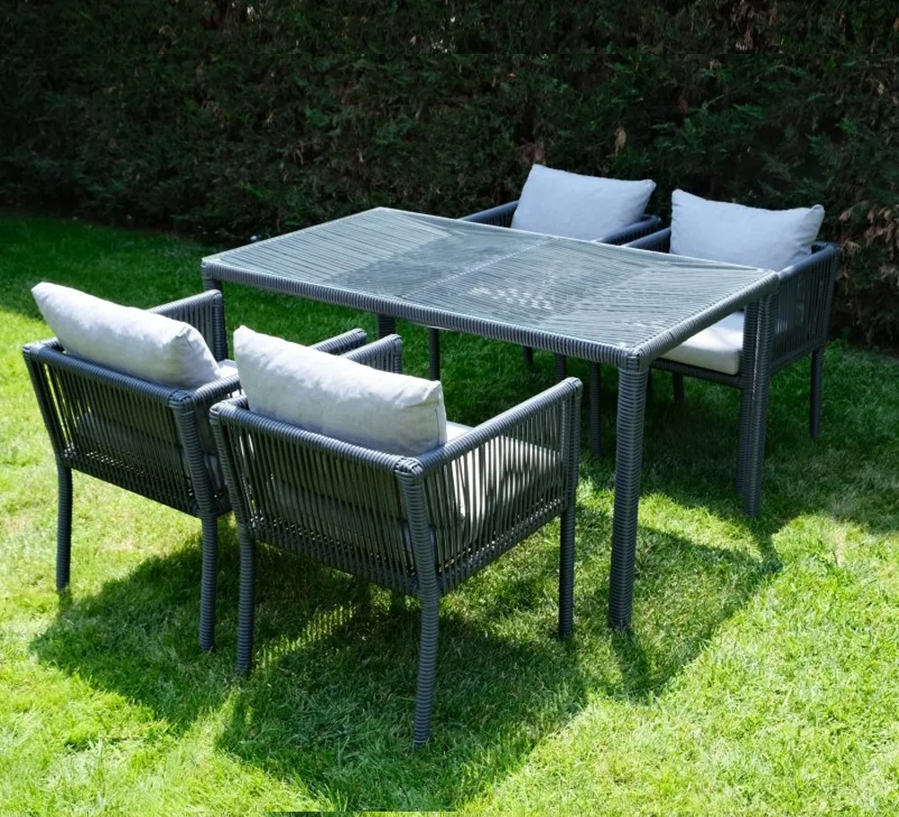 Bahçe Balkon Yemek Takımı 4 Kişilik