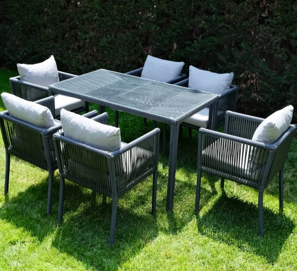 Bahçe Balkon Yemek Takımı 6 Kişilik